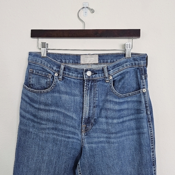 Everlane The Cheeky Bootcut Two-tone Raw Hem Jeans Size 30 - Picture 8 of 14